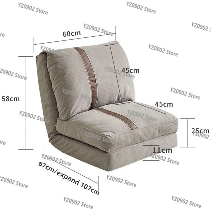 

Скандинавский шезлонг, складной диван-кровать, портативный ленивый диван со спинкой, многофункциональная мебель для гостиной