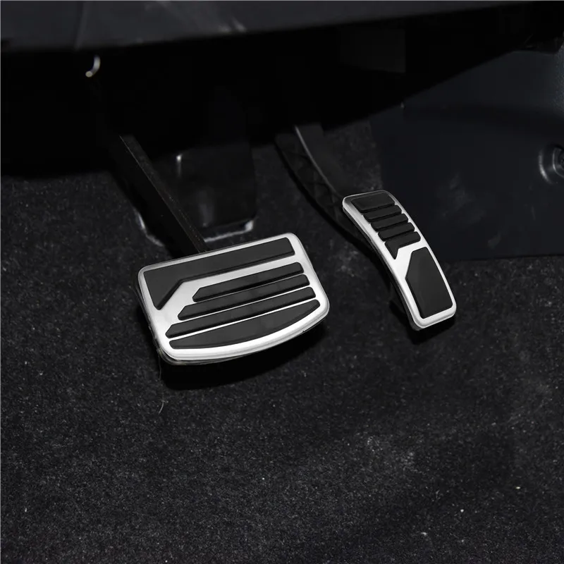 

AT Car Clutch Brake Accelerator Pedal Foot Rest Pad Covers Fit for Mitsubishi ASX Outlander Eclipse Cross Pajero Lancer EX AU