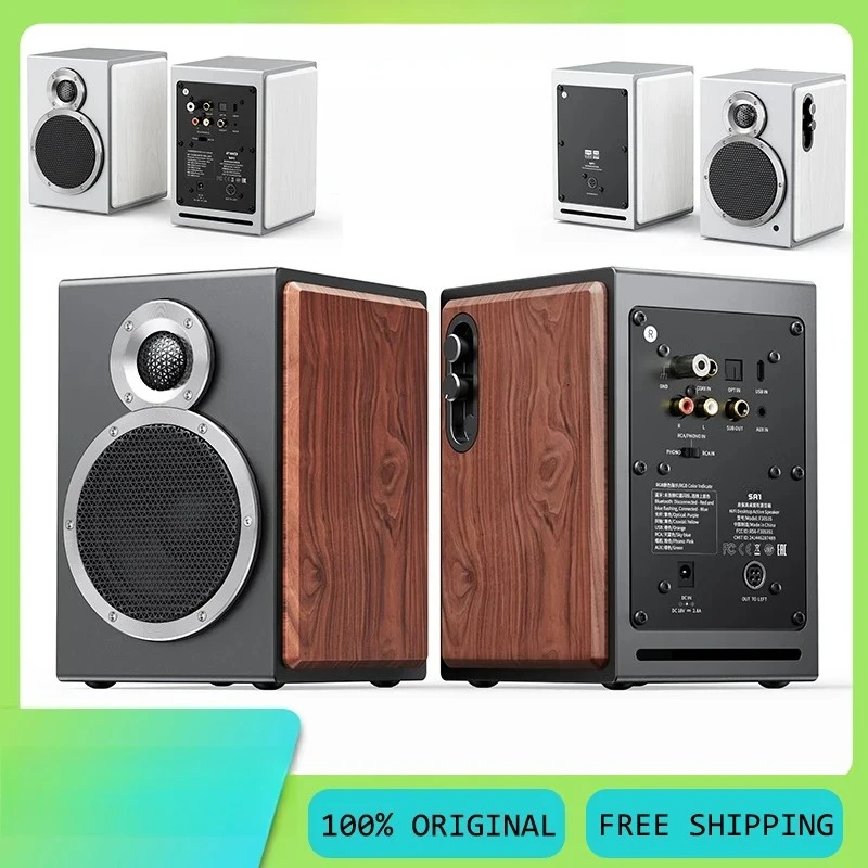FiiO SA1 haut-parleur actif de bureau Support haute fid�lit� LDAC haute d�finition Bluetooth Encodage moniteur haut-parleur avec bouton personnalis�