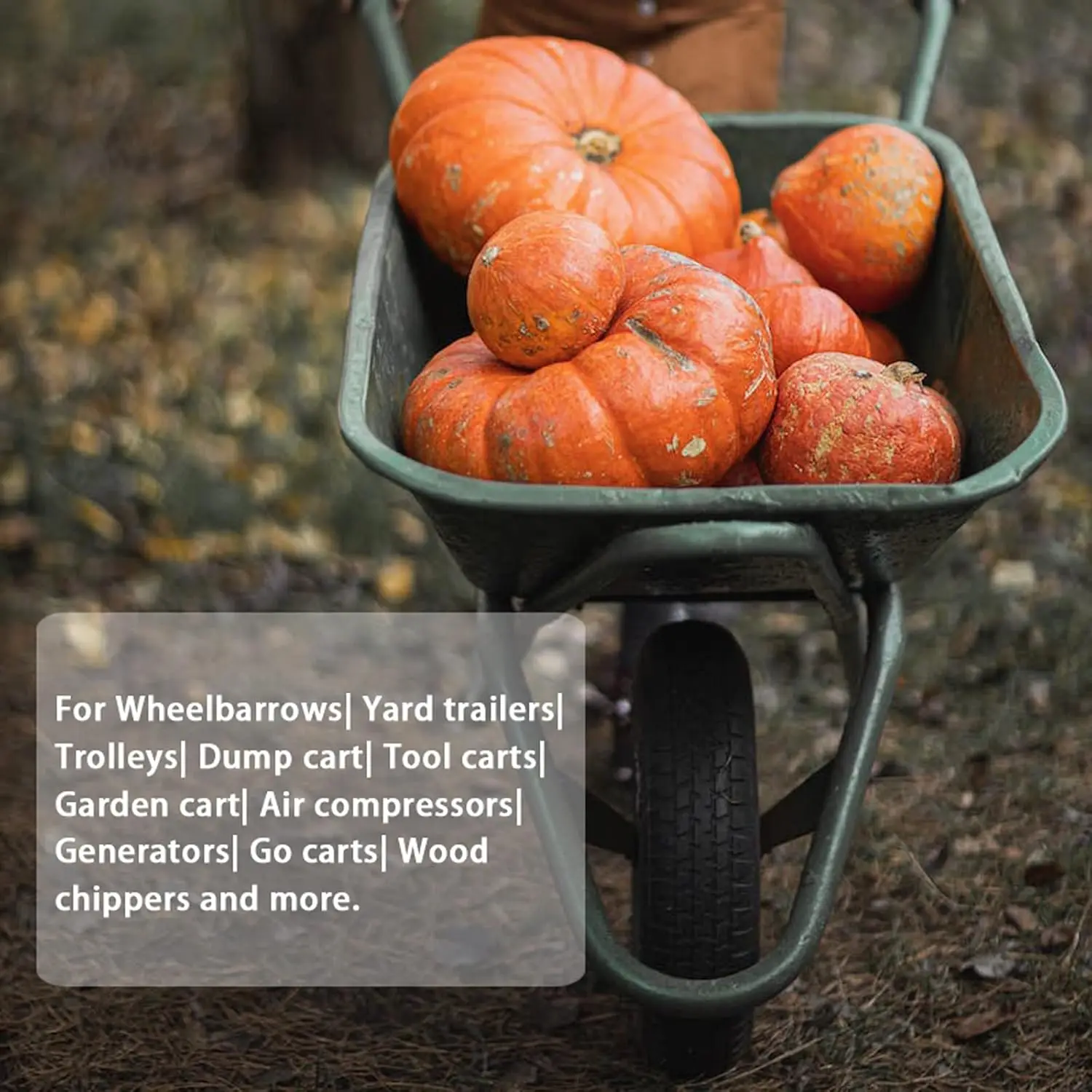 لعجلات عربة الغوريلا 13 بوصة استبدال إطارات عربة الغوريلا 4.00-6 إطارات صلبة خالية من مسطحة وعجلة للشاحنات اليدوية/