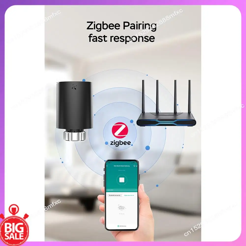 

Big Deal ЖК-сенсорный экран Zigbee, интеллектуальный привод радиатора, управление приложением, термостатический клапан радиатора, регулятор температуры