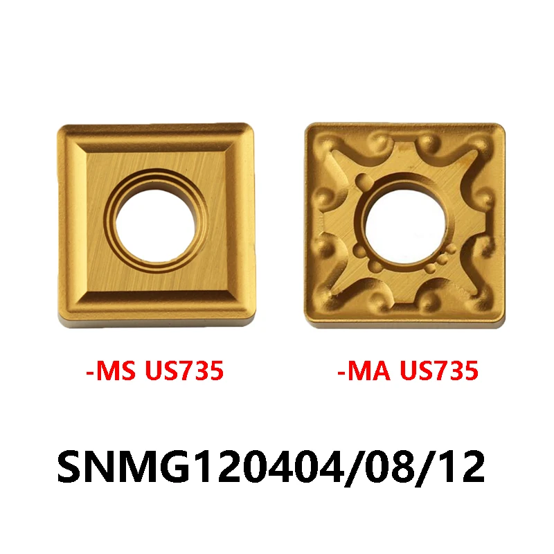 

SNMG120404-GM MP7035 SNMG120408-MS US735 SNMG120412-MA MP735 100% оригинальный инструмент для резки карбида SNMG 120408