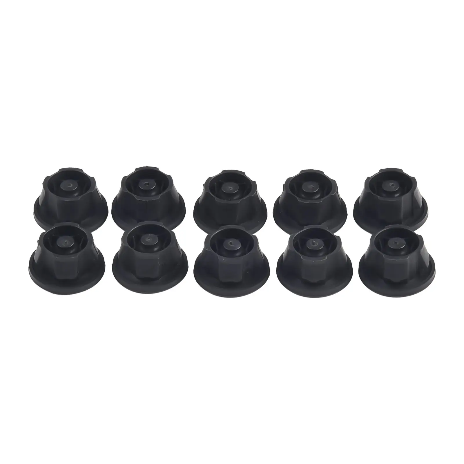 Black Grommets Engine Cover For C-CLASS For MERCEDES Grommets Tools 10pcs 6420940785 ABS Accessories Practical