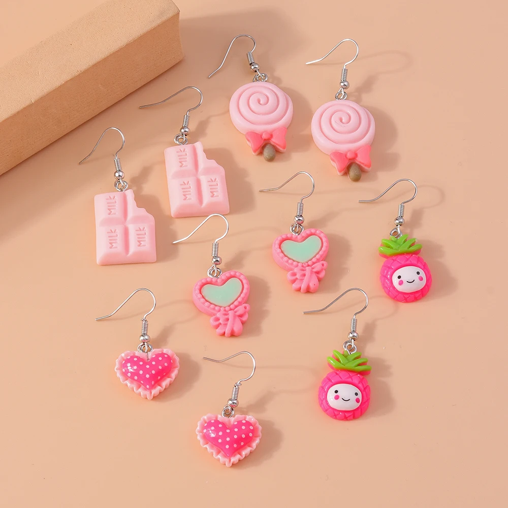 5 คู่/เซ็ตน่ารักลูกอมช็อกโกแลต - Food Zinc บทวิจารณ์และราคา