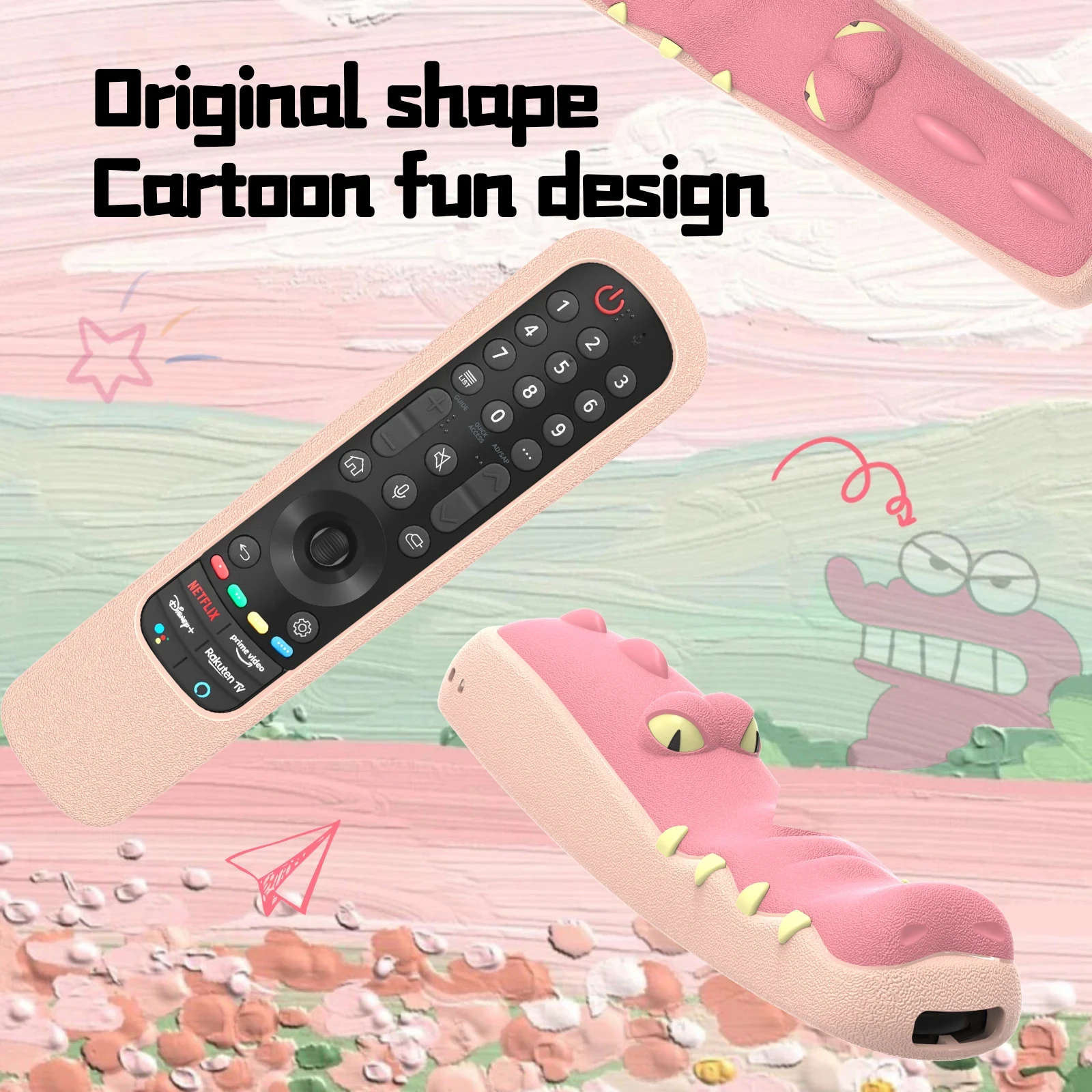 Cartoon Silicone Cover Case for LGMR22GN/MR21GA/MR23GN/MR22GA Remote Control Protective Cover OLED QNED For LG TV C1 Case