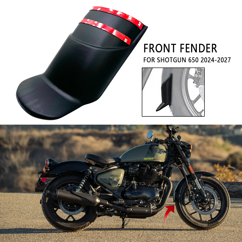 FOR Shotgun 650 2024-2027 2026 2025 Motorcycle Front Fender Extension Mud Guard Mudguard Extender shotgun650