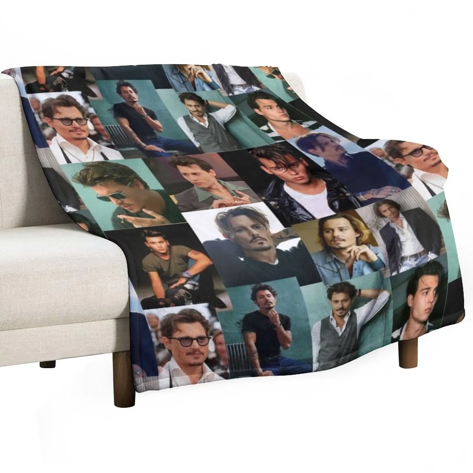 Johnny Depp Love ORIGINAL BY CRUSHART1 ON REDBUBBLE Throw Blanket Warm Tourist for winter Comforter Blankets