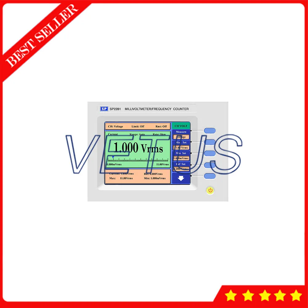 Digital RF Millivoltmeter Frequency Meter Counter with 1.2GHz RF Probe 9kHz~1200MHz Output Voltage 1VRMS Output Impedance 500ohm