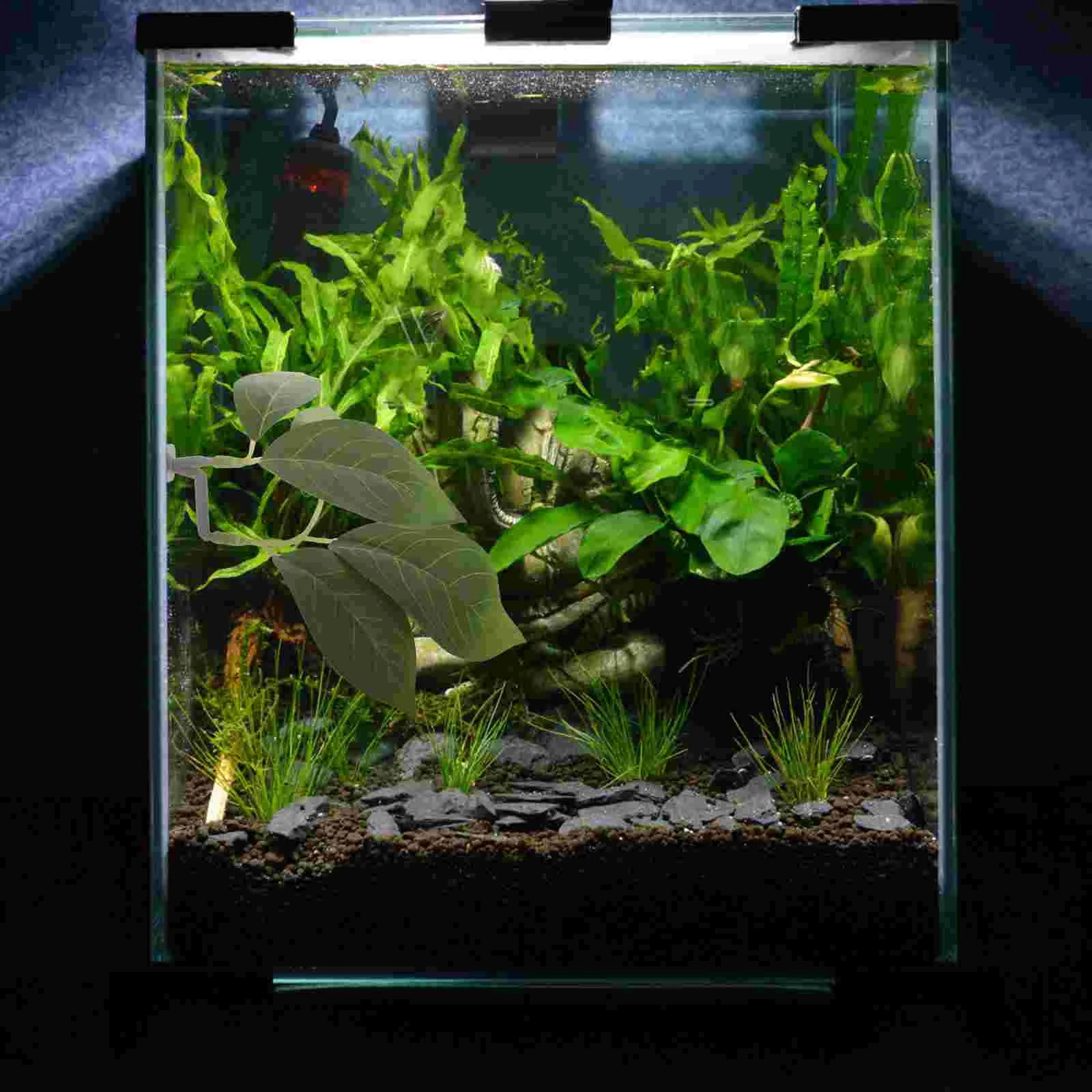 

Betta Resting Leaves Fish Spot Aquarium Leaf Habitat Bed Breeding Hammock Plastic Tank