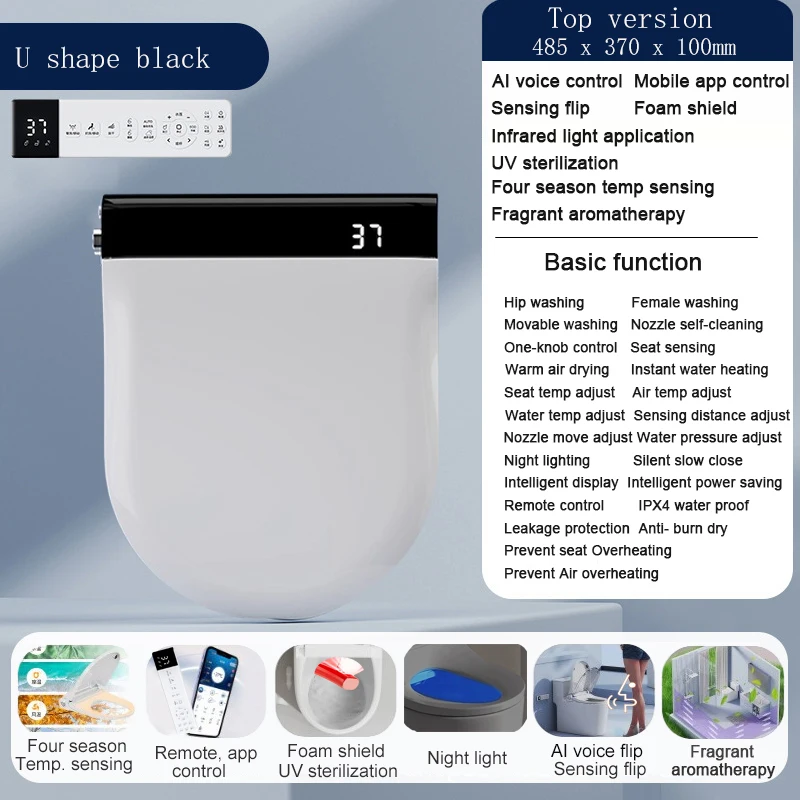 AI صوت المراحيض الذكية غطاء Inodoros Japones WC بيديت المرحاض Inteligente السيارات الوجه تواليت Japonaises الكهربائية AI مقعد المرحاض