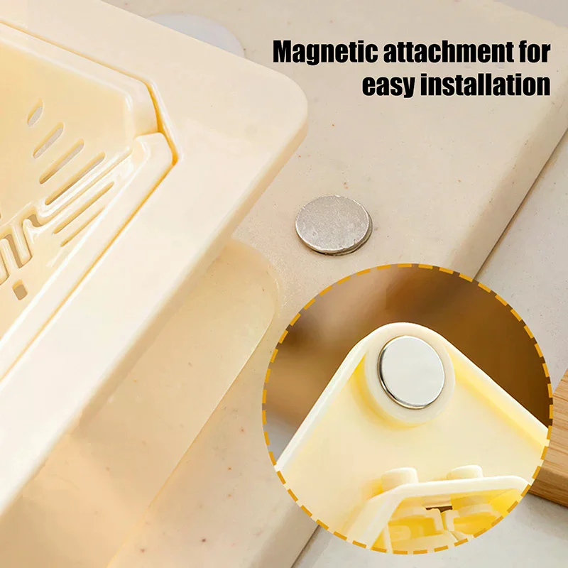 Drain Basket Sink Strainer With Handle Food Slag Strainer Kitchen Supplies Drain Trap Kitchen Accessories Food Residue Processor
