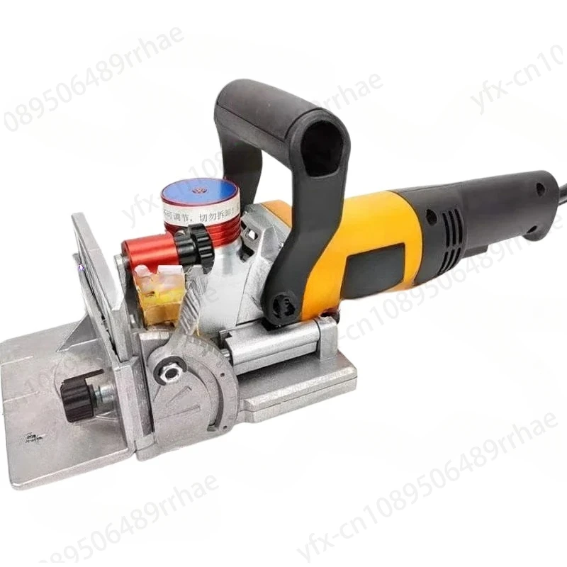 750W Woodworking Slotting Machine  Invisible Parts Slotting Machine Angle Adjustable Non-hole Splicing