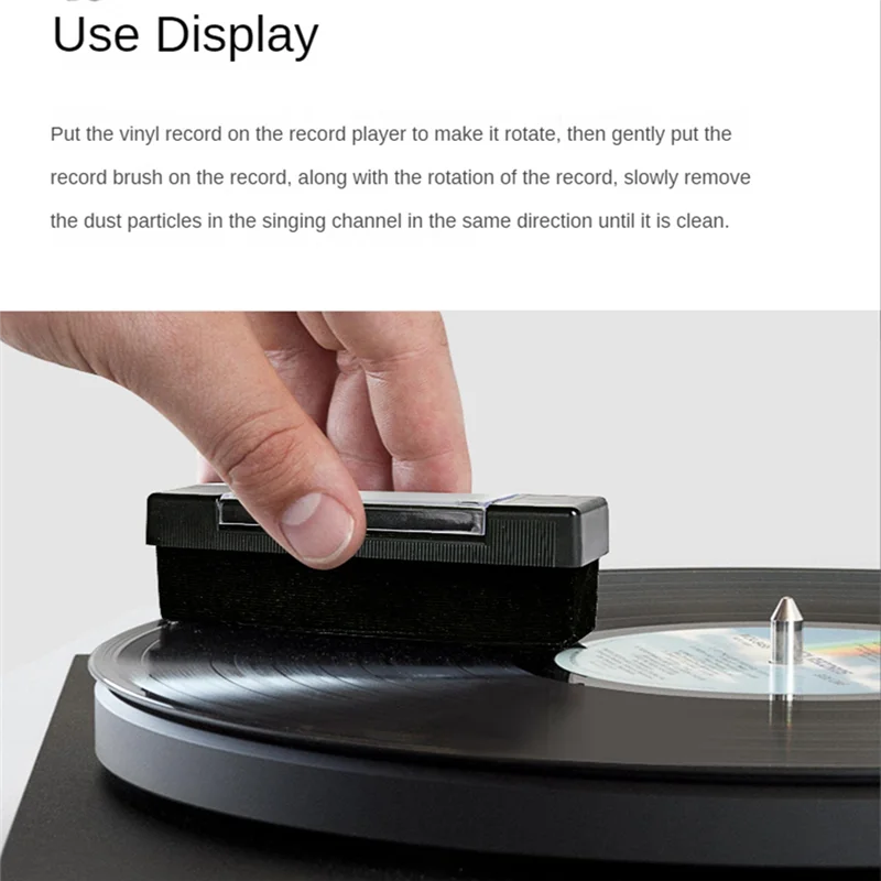 Daily 2Piece Cleaning Brush Dust-Remover Dust-Remover-Brush Turntables Cleaning Kit For Vinyl Record Player
