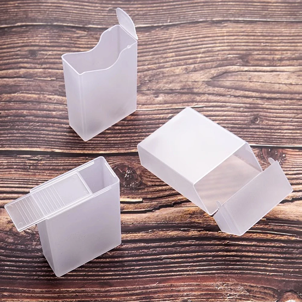 Translucent Cable Storage Organizer Box Plastic Desktop Drawer Organizer Small Card Storage Case Multi-use Sundries Container