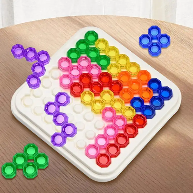 Colorful Educational Board Games Puzzle Board Game Intelligence Toys Children's Day Gift Early Education Toys Puzzle Games