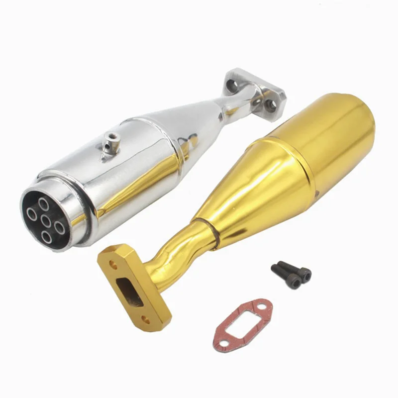 BEDW-voor 1/5 simulatiemodel auto, auto, terreinwagen, BAJA 5B vijfgats raket, dubbele uitlaatpijp 15005