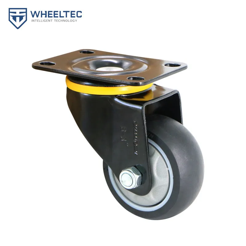 1.5/3 inch casters 3mm thick bottom plate sturdy and durable, safer and easier to turn, no rust, can be used in wet environments