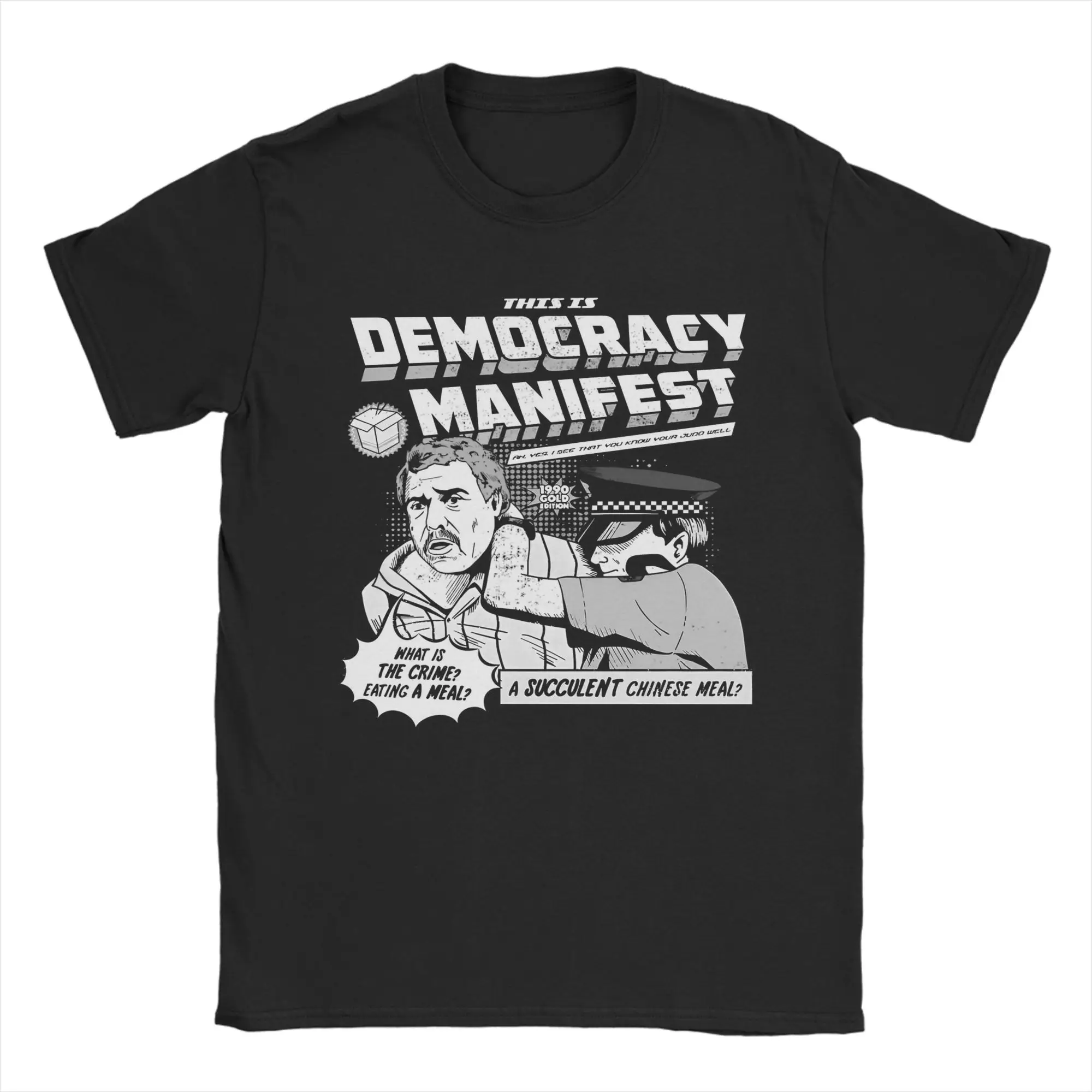 Men's T-Shirts Funny Succulent Chinese Meal Meme Vintage 100% Cotton Tees Short Sleeve  T Shirt Round Collar Tops Original