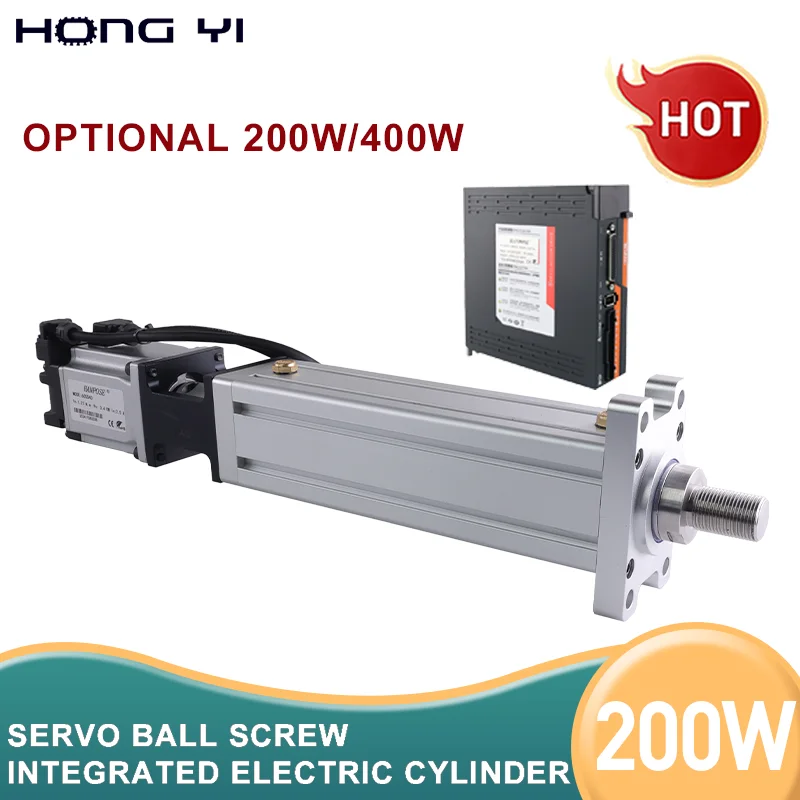 

Servo electric push rod telescopic high-precision large load ball screw stepper electric cylinder supports customization