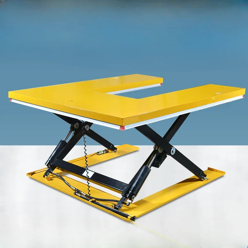 Electric platform car U-shaped E-shaped platform car Fixed platform Scissor lift table