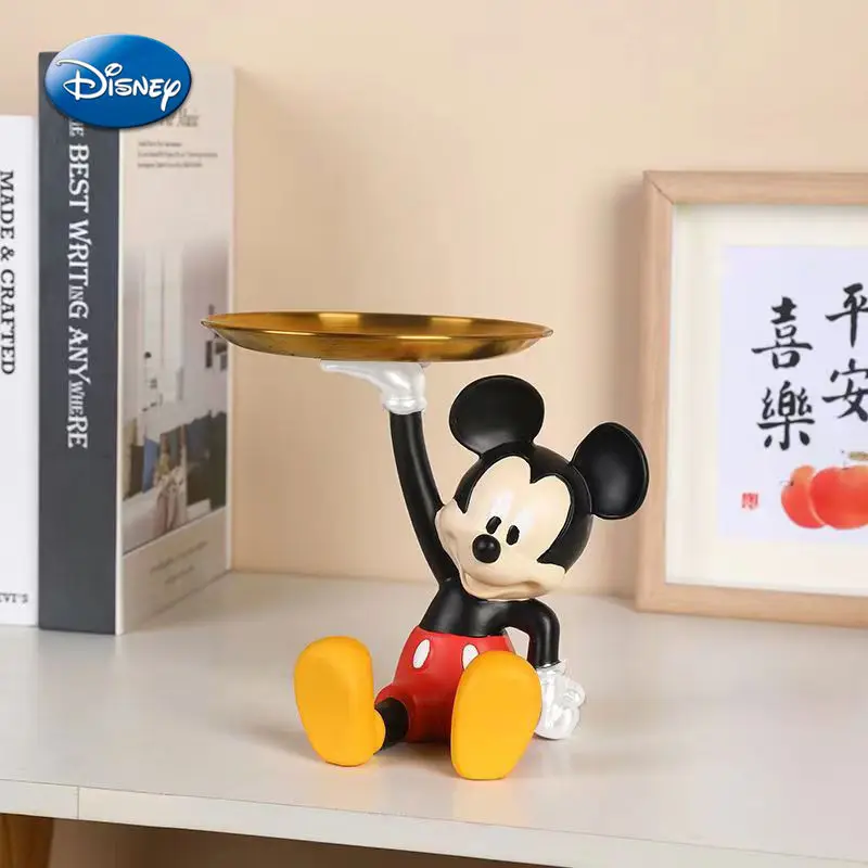 

Disney Mickey creative entrance hall key storage ornaments dormitory home accessories Mickey tray moving gift housewarming gift