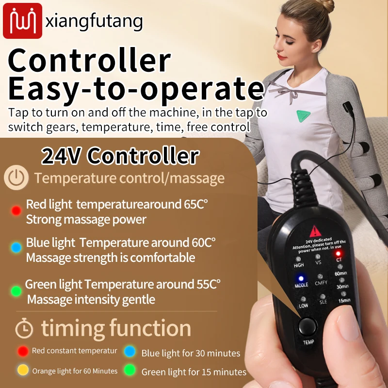 Chal de terapia de luz roja con masaje y calefacción, para el cuidado de hombros, espalda y brazos, configuración de 3 engranajes, alivia el dolor muscular y articular