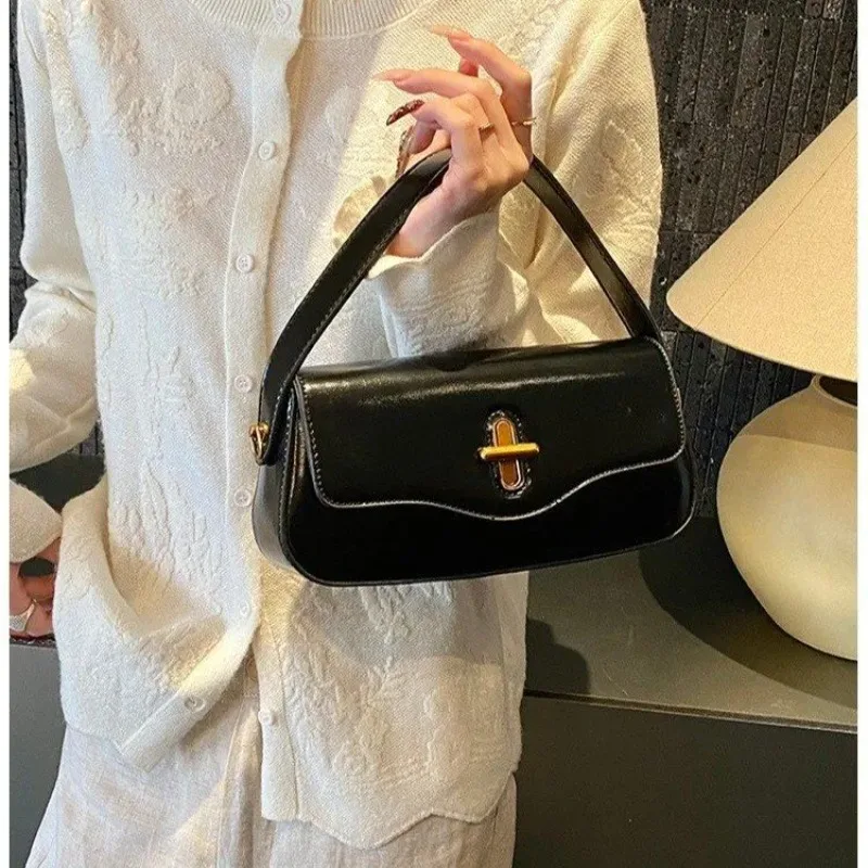 

Роскошная модная кожаная женская сумка для улицы, винтажная элегантная дизайнерская сумка в парижском стиле, высококачественная классическая сумка-тоут, модная сумка через плечо