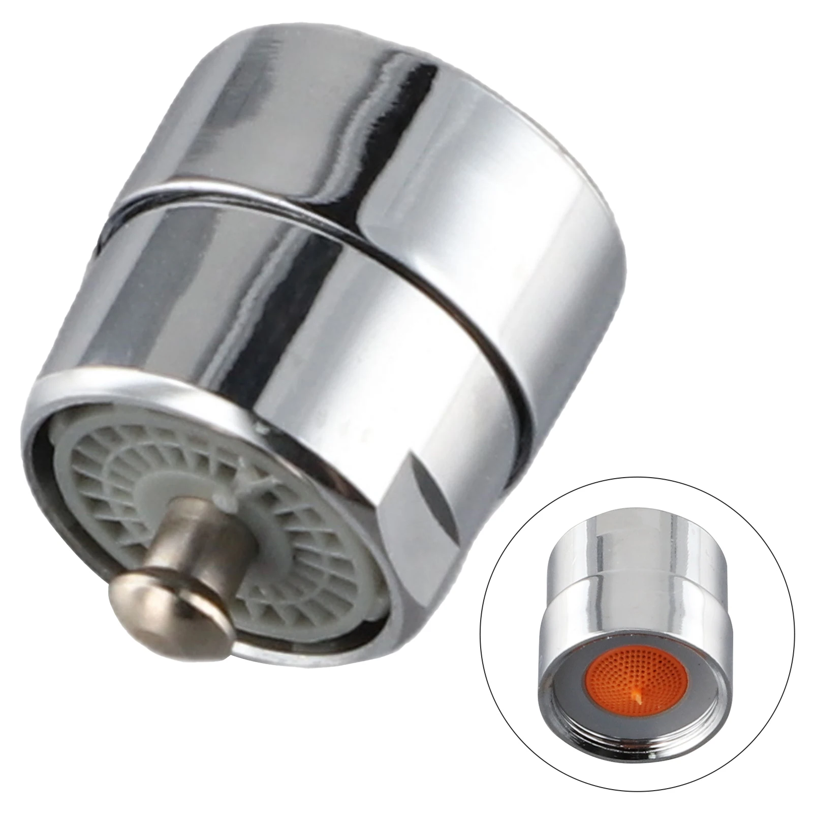 Kitchen Faucet Aerator Filter Mesh Nozzle Touch Control Water Valve Copper Material Water Saving Rubber Pad Electroplating