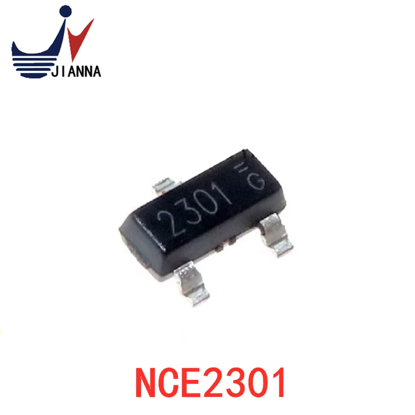 NCE2301 SOT-23-20V /-3A p-channel MOS FET energi bersih baru