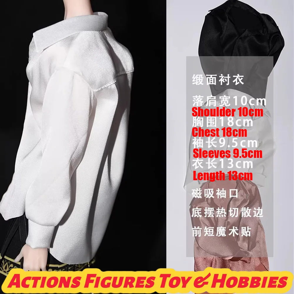 

Доставка за 15 дней: Мужская повседневная свободная атласная рубашка с длинными рукавами 1/6 для куклы BJD Daisy 30, специальная модель 6-точечной куклы, игрушка.