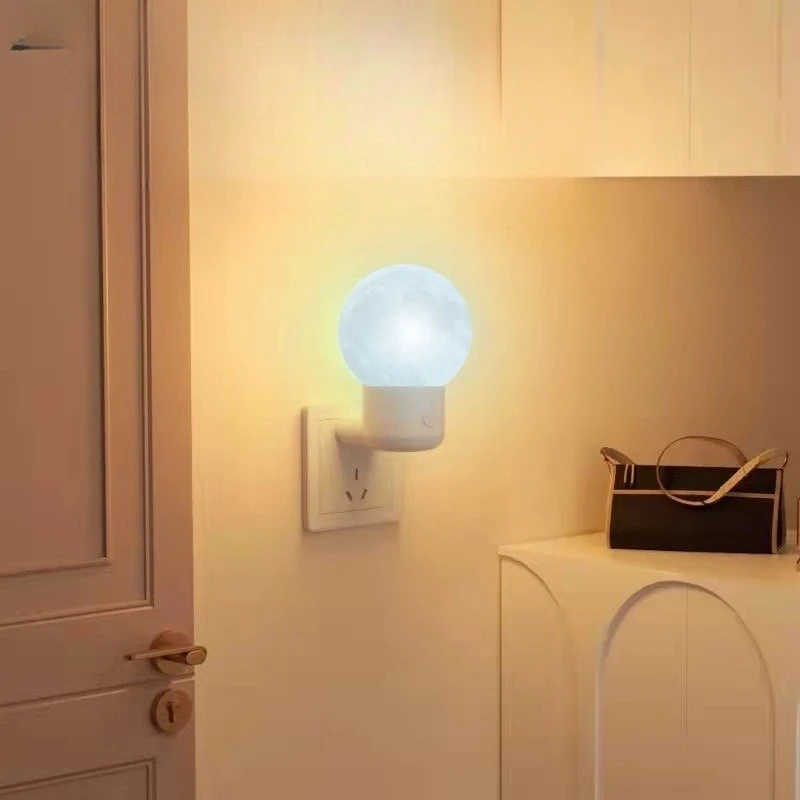 

Light-controlled sensor light, plug-in energy-saving soft light eye protection, bedroom baby sleep, aisle always on night light