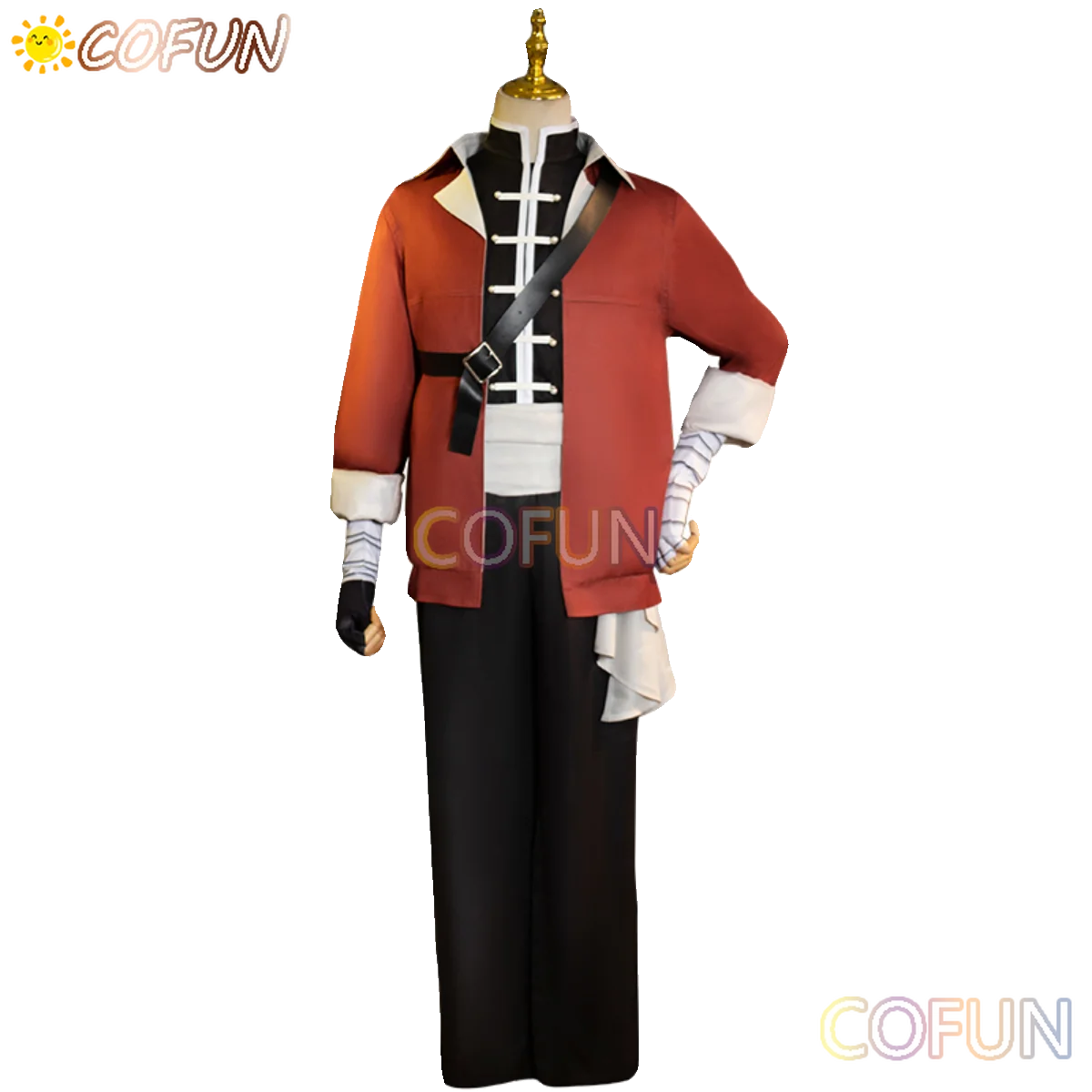 

COFUN Fren / Stark Cosplay Costume Anime Frieren Beyond Journey's End Wig Jacket Pants Gloves Belt Frieren At The Funeral