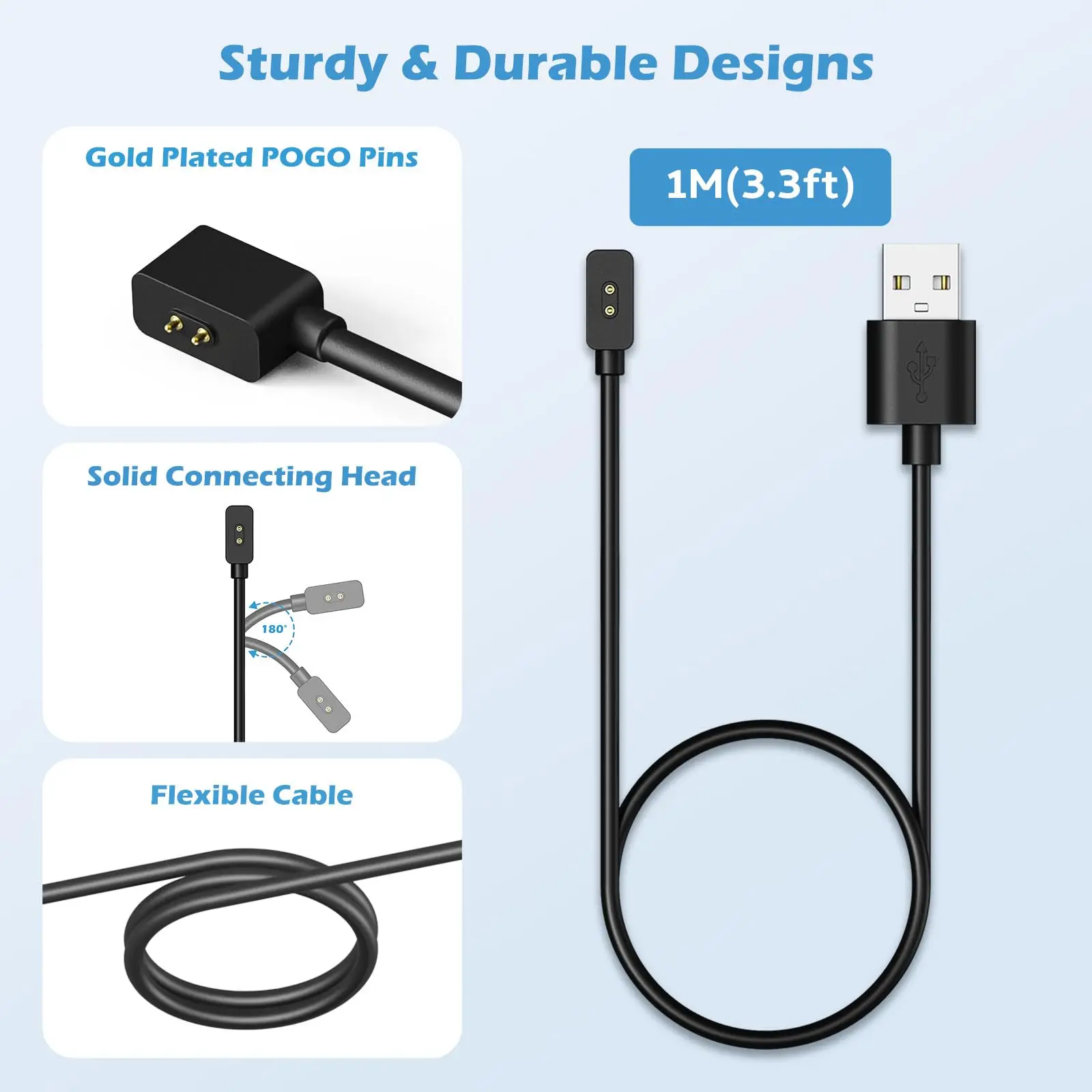 For Xiaomi Mi Band 10 9 8 Pro NFC Charger For Redmi Watch 6 5 4 3  Active Lite USB Magnetic Charging Cable For Xiaomi Smart Band view 5
