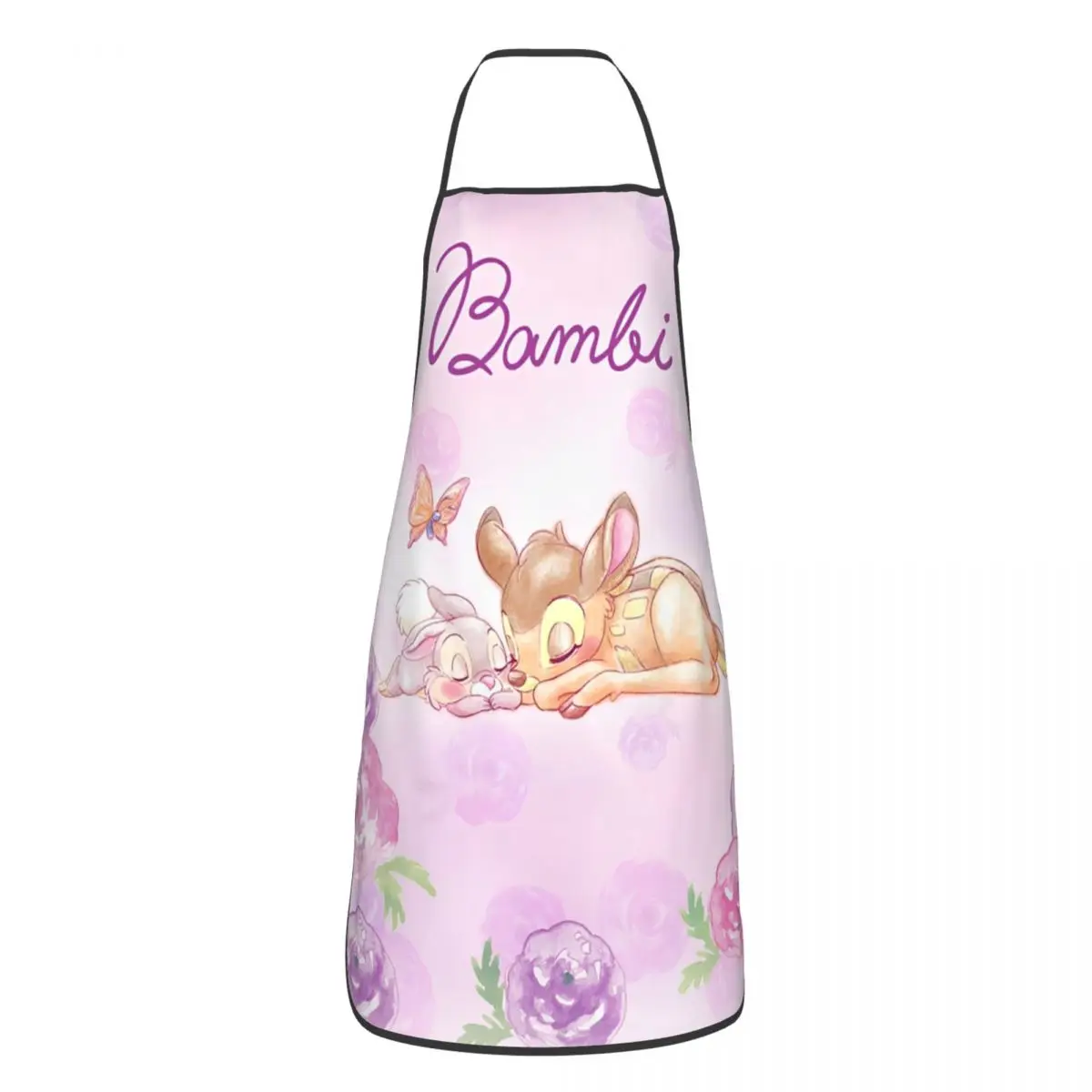 

Забавные фартуки Бэмби на заказ для женщин и мужчин, для взрослых, унисекс, кухонный нагрудник для шеф-повара, столбий, кухня, приготовление пищи, выпечка, живопись