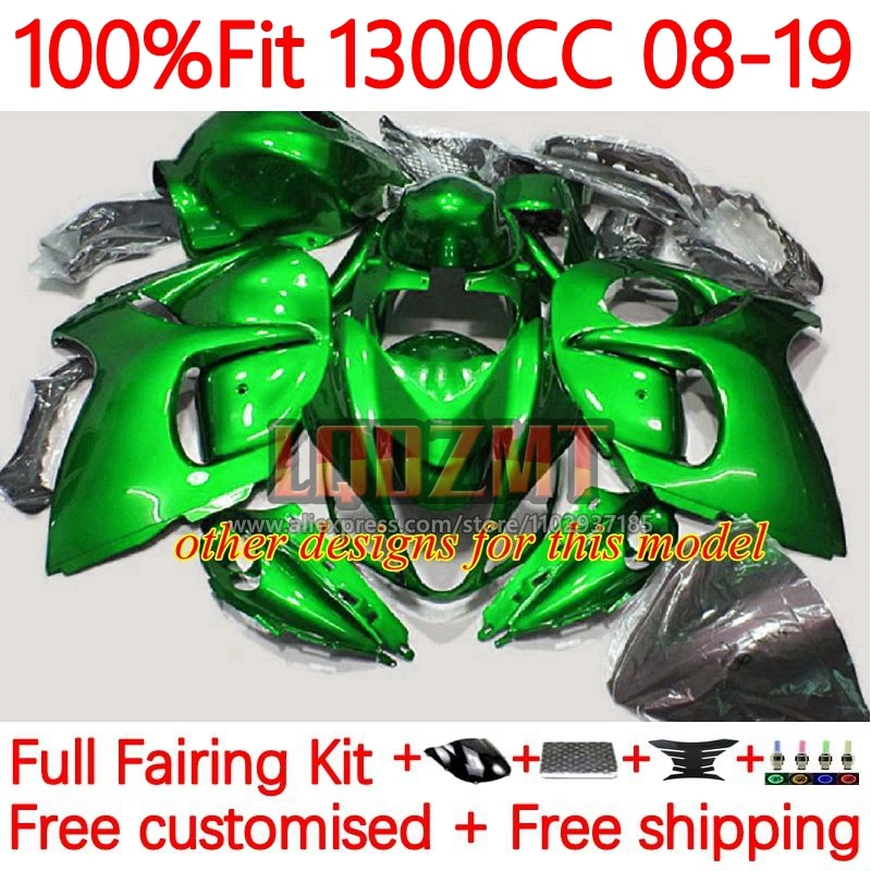 Injection For SUZUKI Hayabusa silvery black GSXR 1300 GSXR1300 CC 2008 2009 2010 2011 2012 2013 15 16 17 18 19 Fairings 173No.92