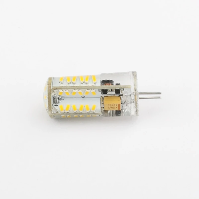 57leds 3014 SMD G4 LED LIGHT BULB 4W 12VDC/12VAC MARINE RV BOAT BULB CAPSULE SILICON G4 IP PROTECTION 42MM HIGH 1pcs/lot