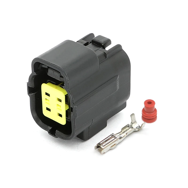 1set 174257-2 AMP 4Pin Automotive Connector Male Female Waterproof Sealed Harness Additional Terminals and Seal 174259-2