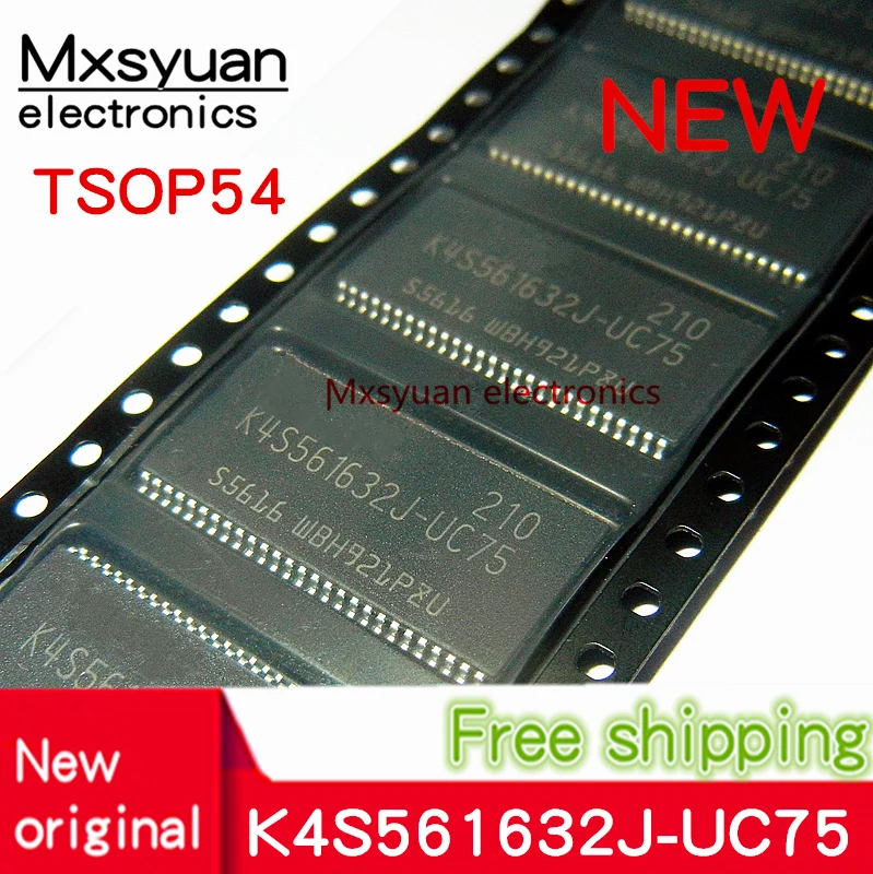 10pcs~100pcs/LOT K4S561632J-UC75  TSOP54  New original