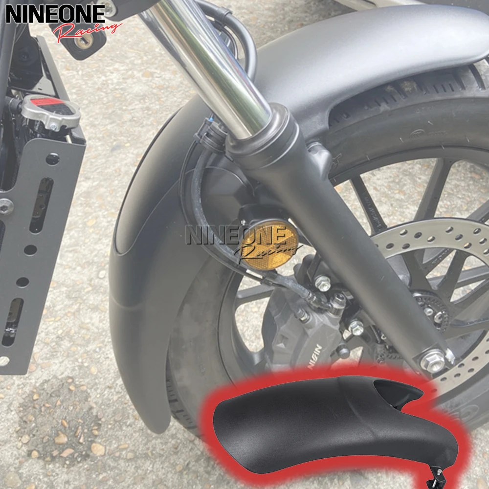 

For HONDA Rebel CMX 250 300 500 Front Mudguard Extension rebel300 cmx500 Rebel500 Fender Splash Guard Motorcycles Accessories
