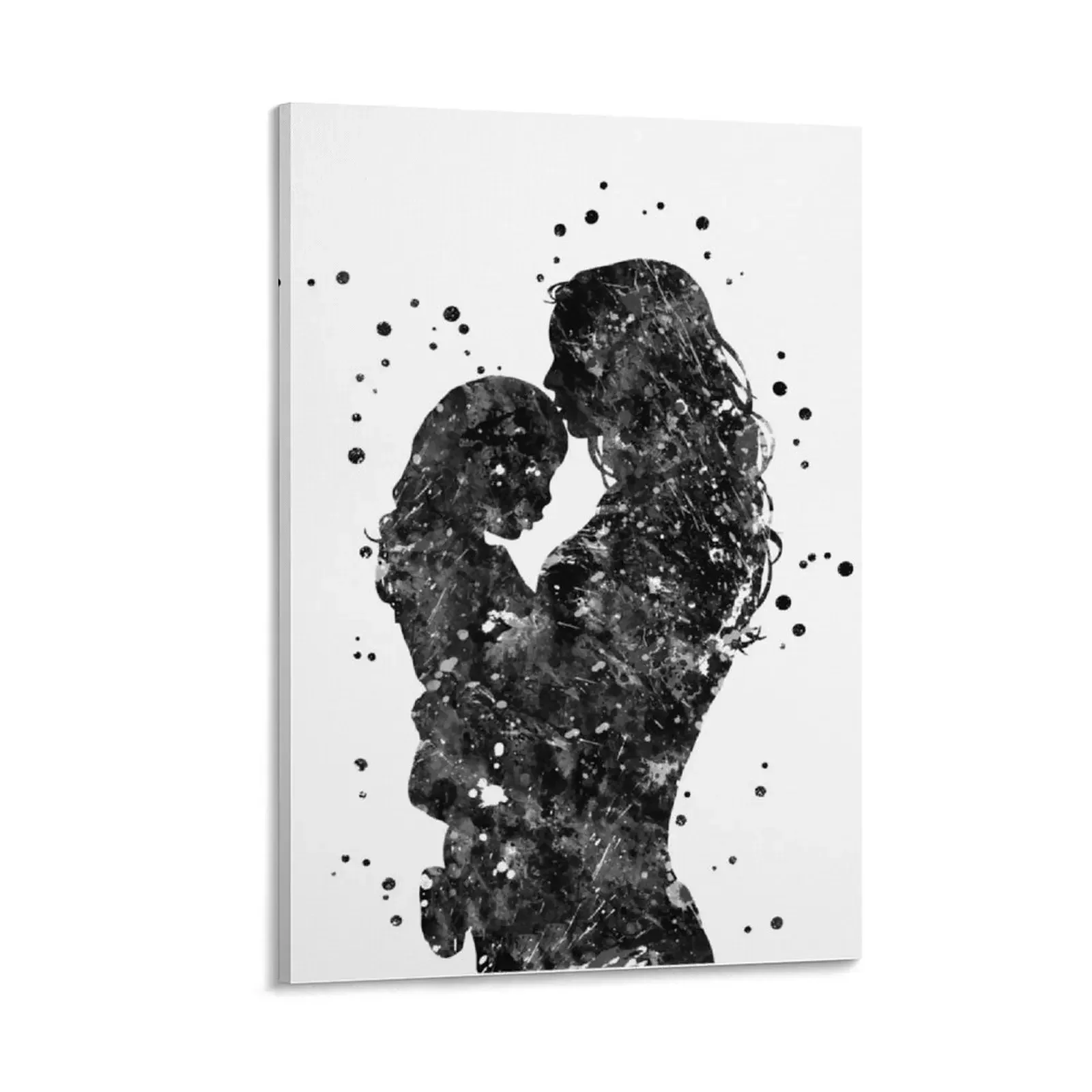 

Mother and daughter, mother daughter, love art Canvas Painting pictures for wall aesthetic room decoration posters for wall