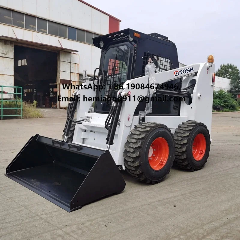TOSH 3.5 Ton JC65 Skid Steer Loader Vibratory Roller Skid Steer on Sale