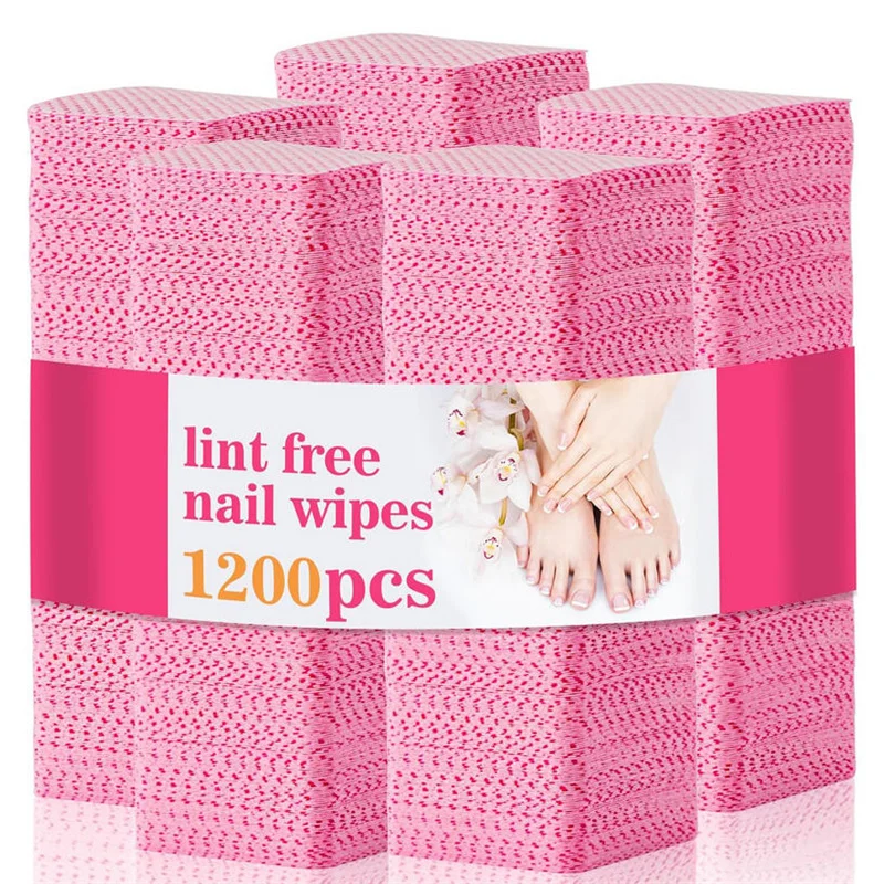 300/600/1200pcs Cotton Gel Nail Polish Remover Wipes Nail Cl