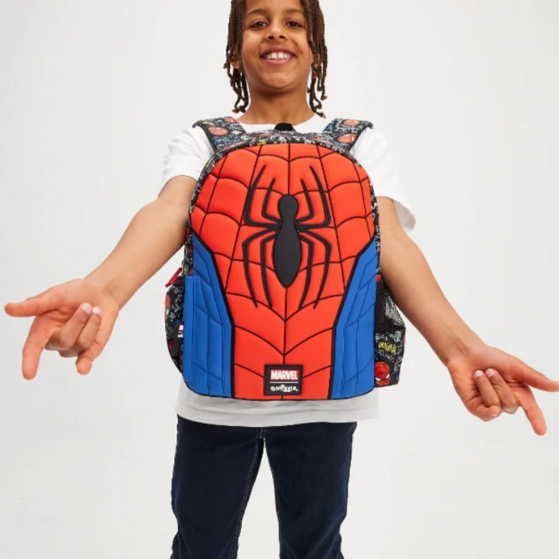 Hot Smiggle Marvel Spider Man Backpack For Students Boys Stationery Box For Primary And Secondary School Students Backpack Gifts