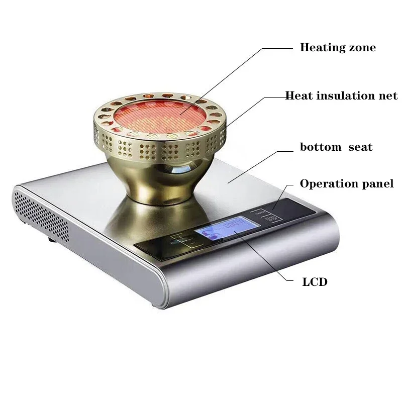 220V SD-2016A Household Smart Electric Pot Heater Infrared Coffee Pot High Quality Coffee Machine Induction Cooker Can Timing 60