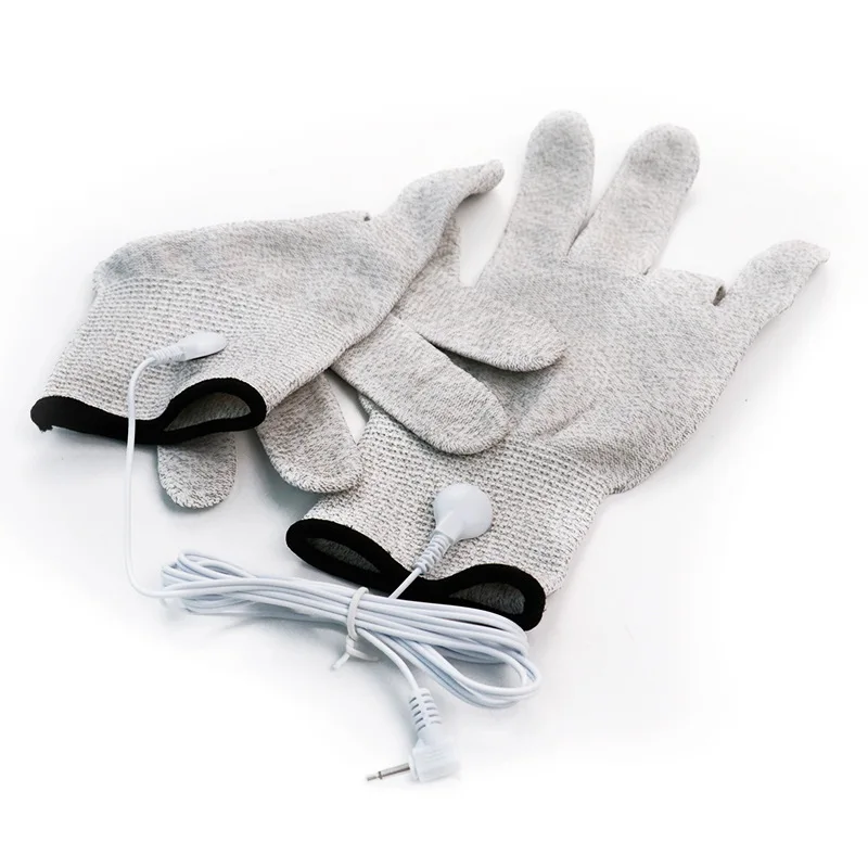 Finger Massager Electric micro current massage gloves Pulse Hand Finger Meridian Instrument Massager Accessories