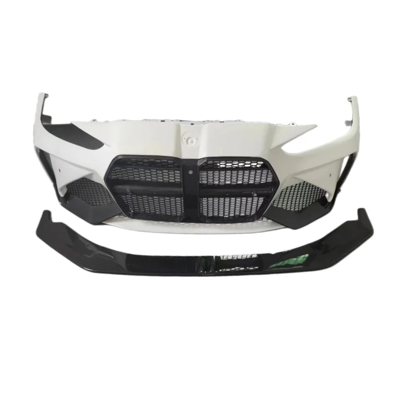 

For B M3 M4 G80G82 Upgraded a Style Dry Carbon Fiber Front Bumper Body Kit Side Skirts Rear Diffuser Spoiler