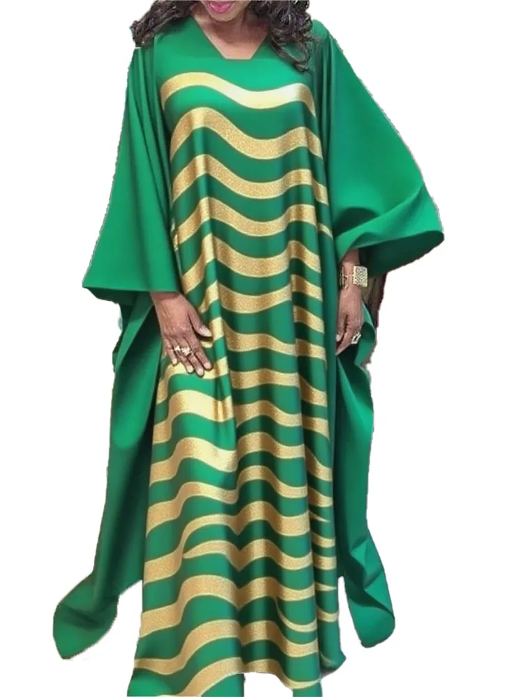 

*2025 Exclusive African Abaya Kaftan Boubou – High-Quality Silk Cotton, Gentle on Skin, Women’s Long Dress