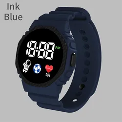 Men Women Watch Led Digital Sports Watch For Kids Boys Girls Big Dial Silicone Men's Electronic Wristwatch Electronic Watch