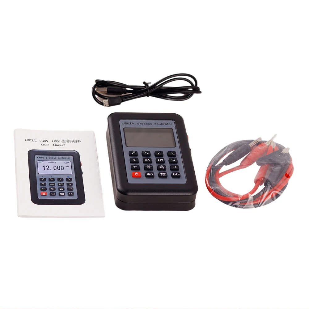 New Multifunction Process Calibrator LB06 MODBUS RTU Hart Communicator PT100 Frequency 4-20mA 0-10V Signal Calibrator