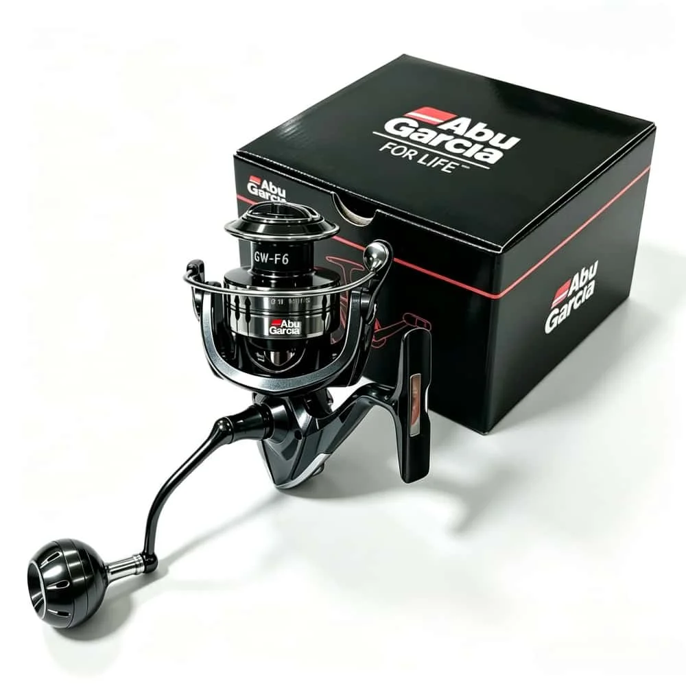Neue ABU GARCIA Angelrolle mit 9+1 Edelstahl-Kugellagern, Maximale Bremskraft 20KG für Salzwasser und Süßwasser Spinnangeln – Detail 2